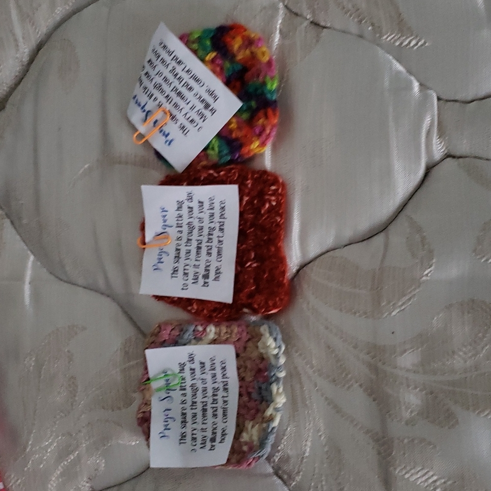3 piece prayer square. New. Handmade